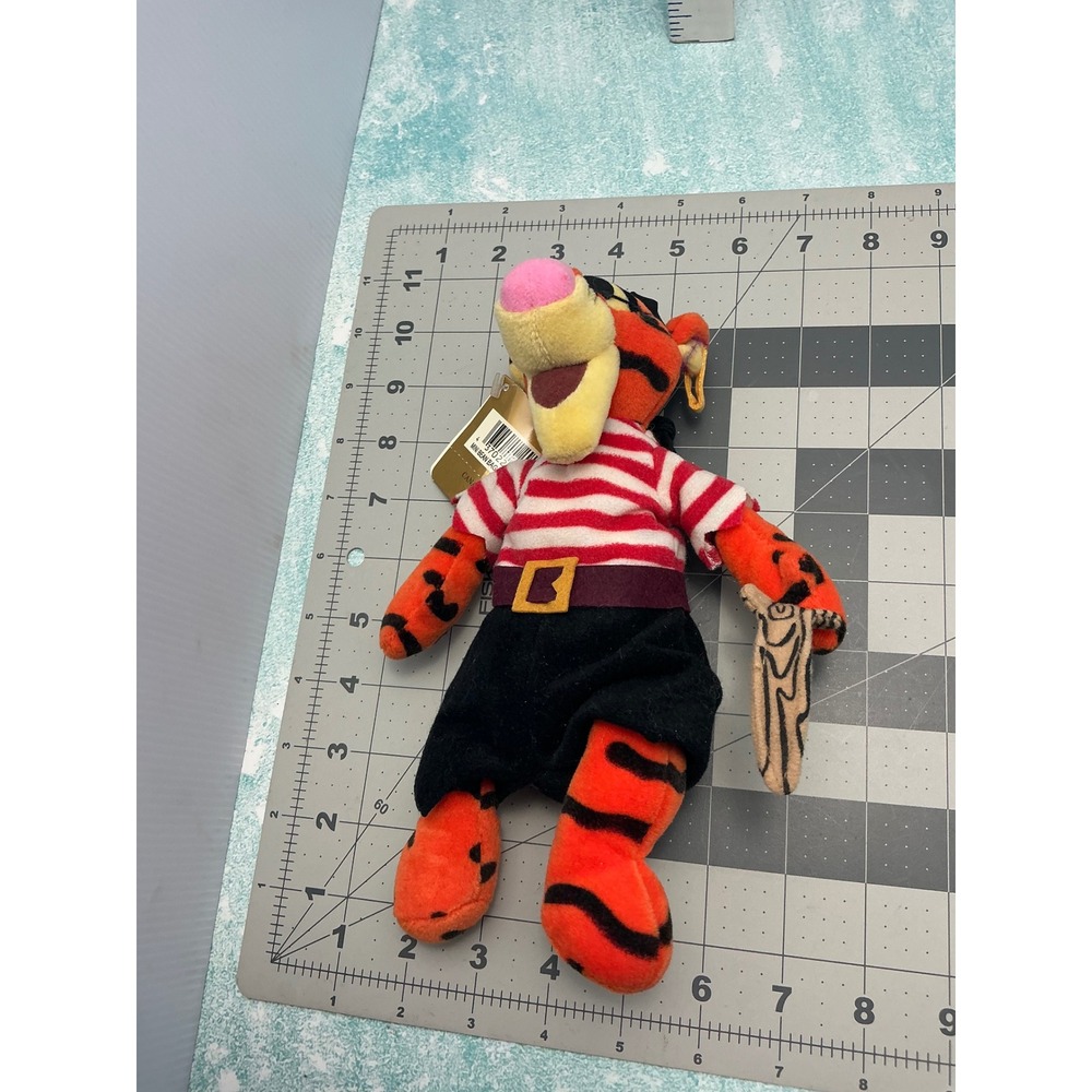 Disney Tigger Pirate Bean Bag Plush With Tags Winnie the Pooh - Picture 5 of 5